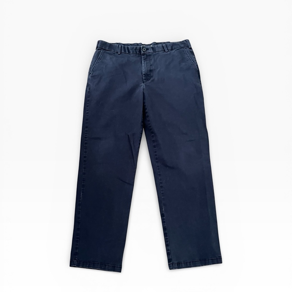IZOD‎ Saltwater Stretch Chino Pants 36x32 Blue Straight Leg Men’s